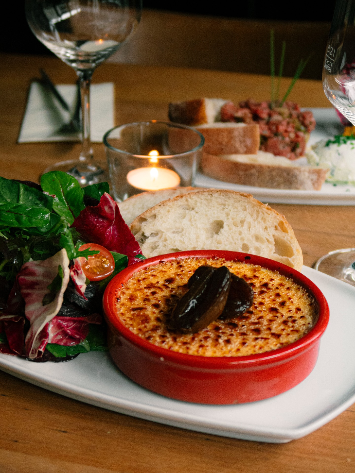 Crème Brûlée mit Brot